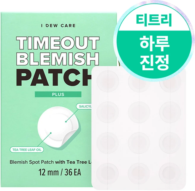아이듀케어 타임아웃 블레미쉬 패치 플러스, 1개, 36개입 - 쿠팡