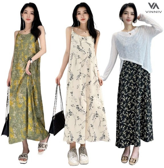 기타 [비니브] 아미가 민소매 원피스 3종