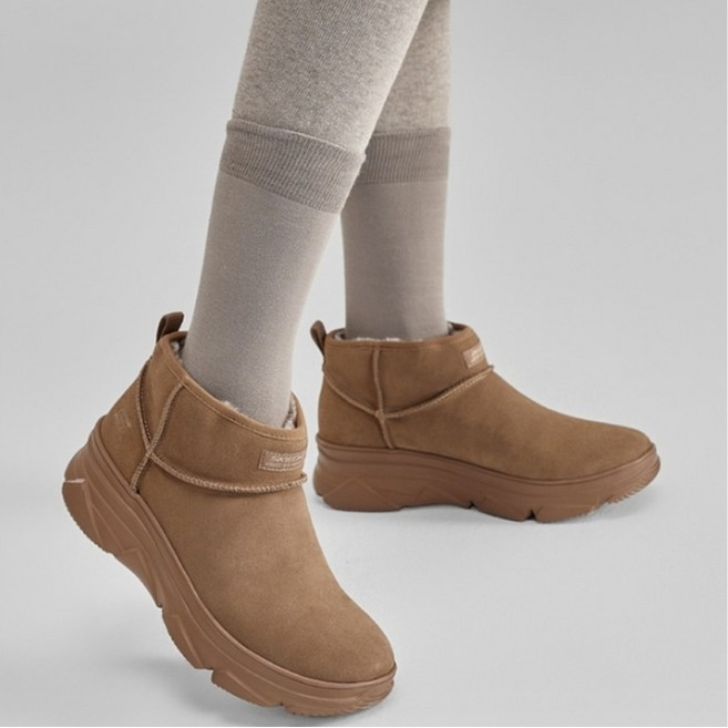 #해피데이# 스케쳐스 여성용 겨울 3가지컬러 발따듯한 키높이 스노우부츠 앵클부츠