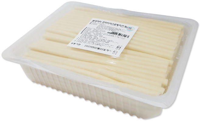 프리미어 스트링 치즈 (70프로) 9mm (피자 도우 토핑), 2.5kg, 1개