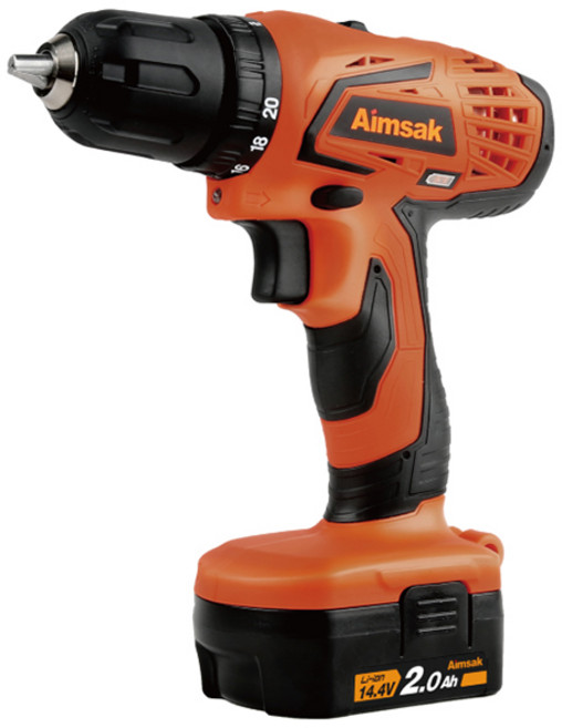 아임삭 충전드라이버드릴 AD314R 14.4V 2.0Ah, 1개