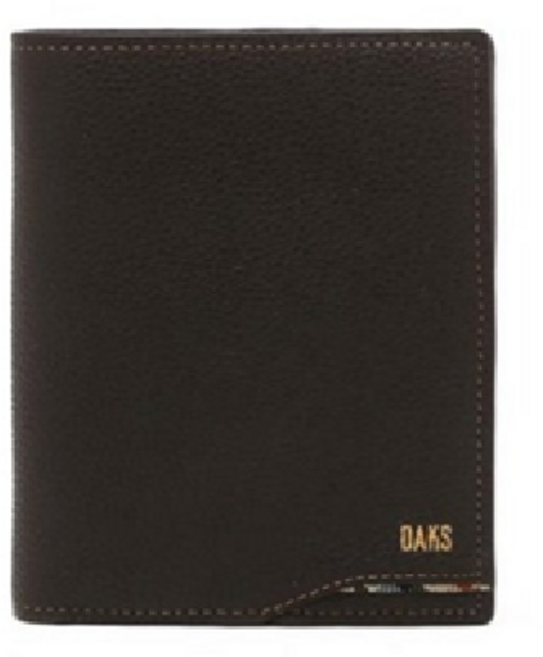 닥스 남녀공용 시그니처 체크 패치 중지갑 DBWA5F728W3