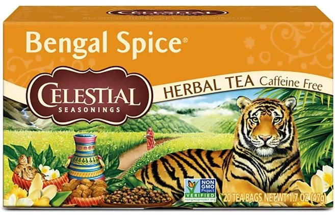 Celestial 시즈닝 허벌 티 벵갈 스파이스, 47g, 2개 - 쿠팡