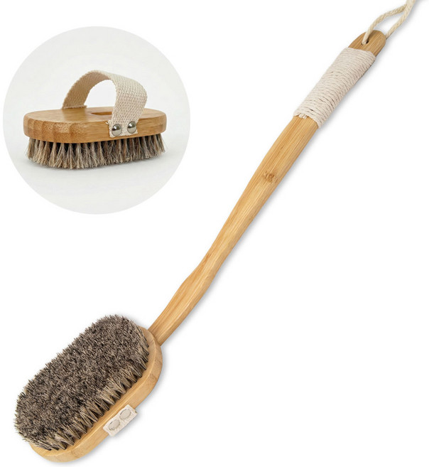 레나브 롱커브 말모 바디브러쉬, 1개, 1개입, 베이지