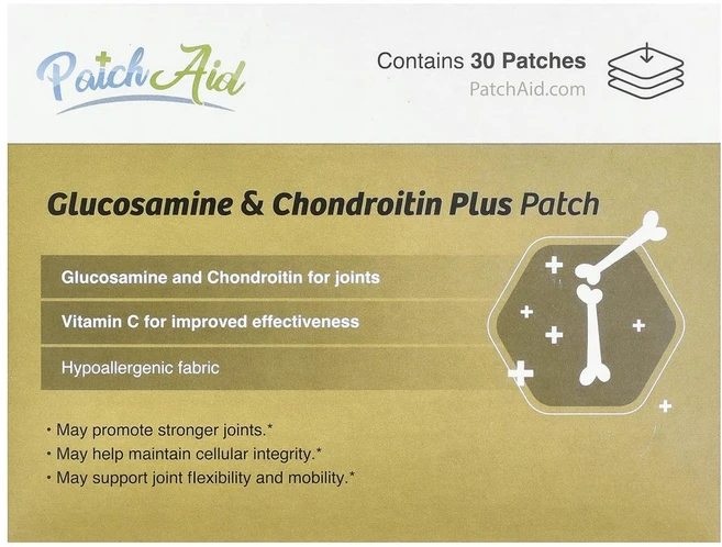 패치에이드 글루코사민 & 콘드로이친 플러스 패치 PatchAid Glucosamine & Chondroitin Plus Patch 30정, 1개 - 쿠팡