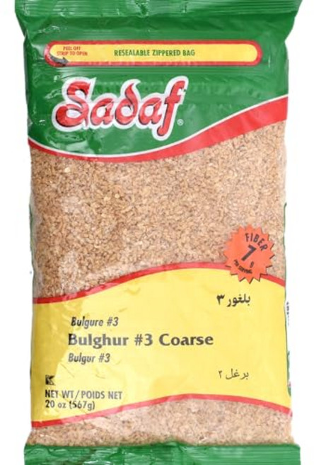 사다프 불가 #3 거친 입자 24온스 (6개 묶음) Sadaf Bulghur #3 Coarse - Coarse Bulgur Wheat for Cooking and Food Fla, 1개, 567g