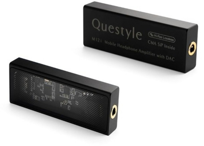 퀘스타일 M12i 포터블 앰프 3.5mm 자동 게인 8Ω-600Ω THD+N0.0003%