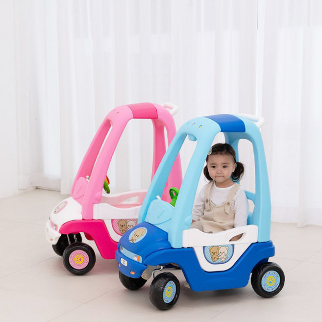 아이들이좋아하는 멜로디핸들 소프트 붕붕카 지붕카유아승용완구 지붕차 유아붕붕카 유아자동차, 핑크