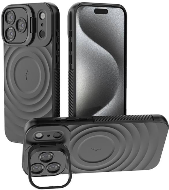 iPhone 鏡頭支架防摔保護殼