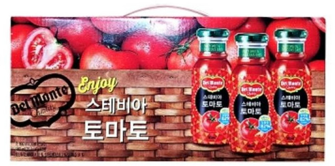 델몬트 오리지널 토마토 180mlx12병x2각/쥬스/주스/토마토/토마토음료/토마토맛주스/토마토맛쥬스/토마토맛, 180ml, 24개