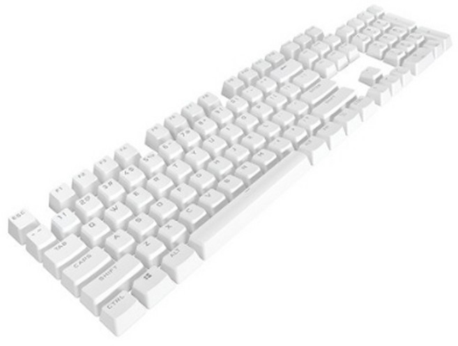 커세어 PBT Double shot PRO 이중사출 프로 한글 각인 키캡, 화이트