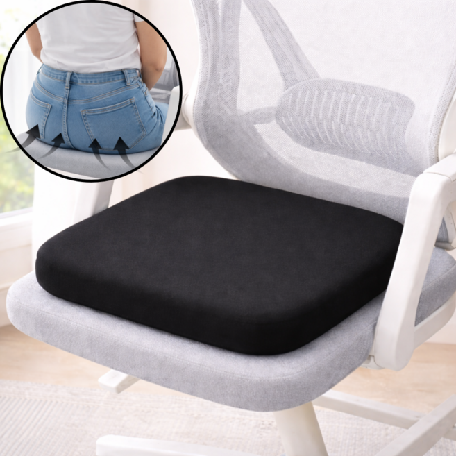 엘랑 초고밀도 체중분산 메모리폼 의자방석