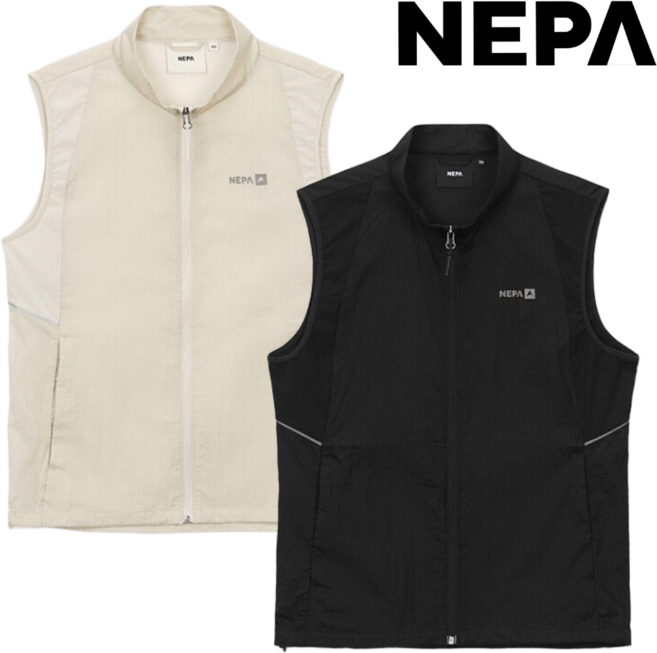 [백화점발송] 네파 여성 조끼 방풍 베스트 봄 간절기 경량 가볍고 편한 후면 야간 재귀반사 프린트 등산조끼 빅사이즈 일상 외출 등산 캠핑 골프 여행 운동 산행 아웃도어 트레킹 쪼끼