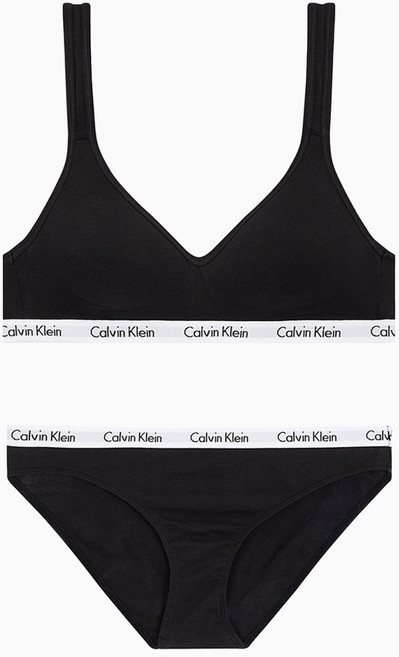 캘빈클라인 언더웨어 CK 여자속옷 브라렛 삼각 팬티 QP3333+D1618