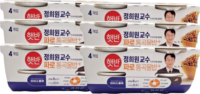 햇반 라이스플랜 파로 통곡물밥, 190g, 24개
