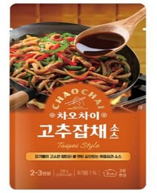 샘표식품 차오차이 고추잡채소스, 100g, 9개