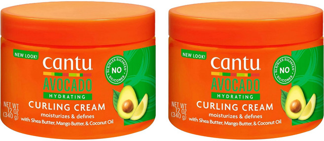 칸투 아보카도 컬링 크림, 340g, 2개
