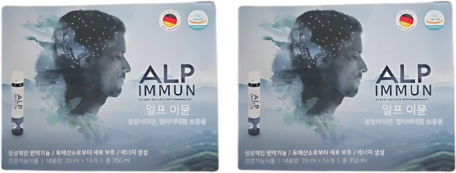 알프뉴트리션 알프 이뮨 종합영양제, 350ml, 2개 - 쿠팡