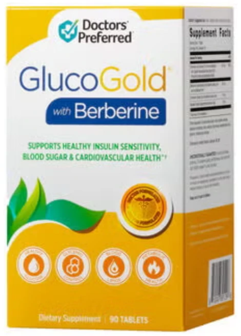 DOCTORS PREFERRED GlucoGold BerberPure 베르베린 하루 1500mg, 1개, 90정 - 쿠팡