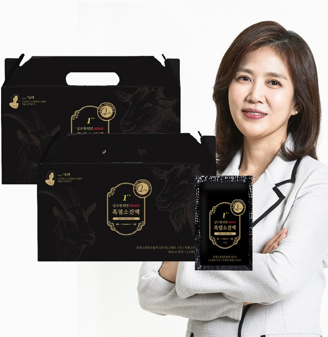 김소형원방 흑염소진액 투뿔 70ml 30포 2박스 홈쇼핑 선물, 2.1L, 2개