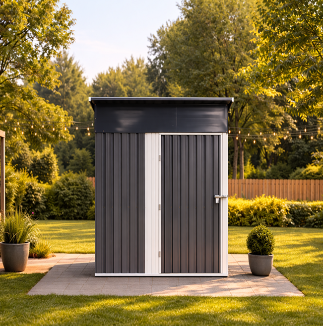 오드 조립식창고 스틸창고 3X5 농막 야외 미니 소형 이동식 간이 창고 172x114x187cm