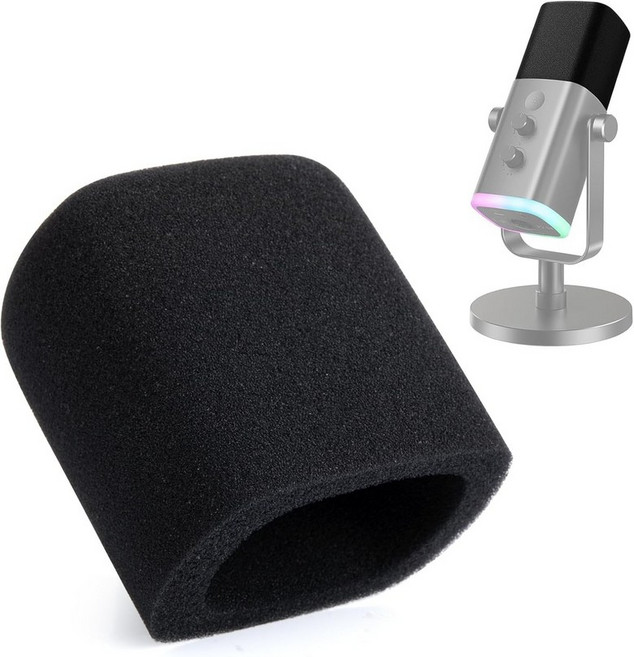 YOUSARERS K669B 팝필터 Foam Mic 윈드스크린 피파인 USB 마이크와 호환 K669L K669G K669PRO2 K669S, AM8 Mic cover, 1개