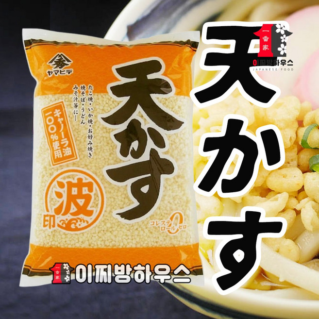 야마히데 덴카스 우동건더기 우동튀김가루 덴카츠 텐카츠 우동고명 튀김가루 1kg 일본식재료 토핑 덴까스 우동후레이크 우동재료 우동건더기스프, 1개