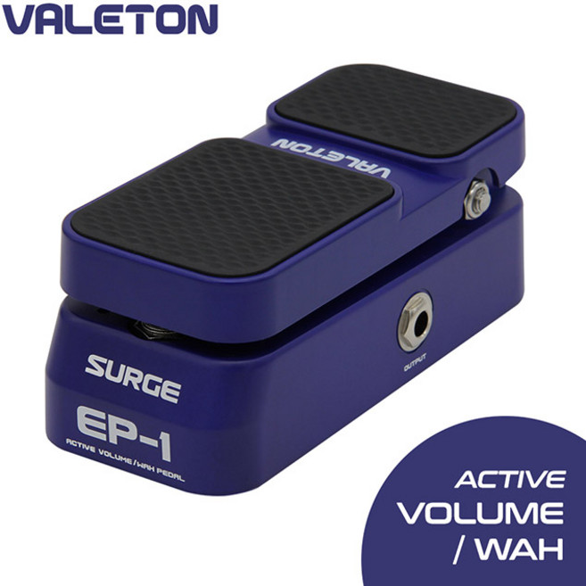 베일톤 Valeton Surge EP-1 액티브 볼륨 & 와와 페달, *, VALETON Surge Active Volume/Wah Pedal (EP-1)