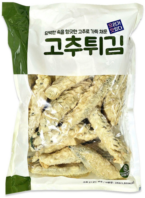 새봄 고추튀김, 1개, 1kg