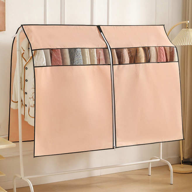 피앤케이 3D 의류 옷 먼지 방지 보관커버 핑크, 1개, 1개입