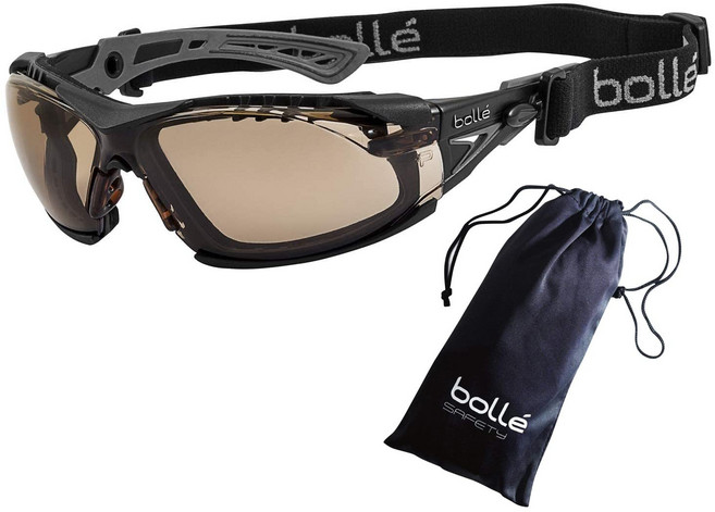 Bolle SAFETY 러쉬 플러스 4점 세트(고글 본체가스킷 킷파우치오리지날