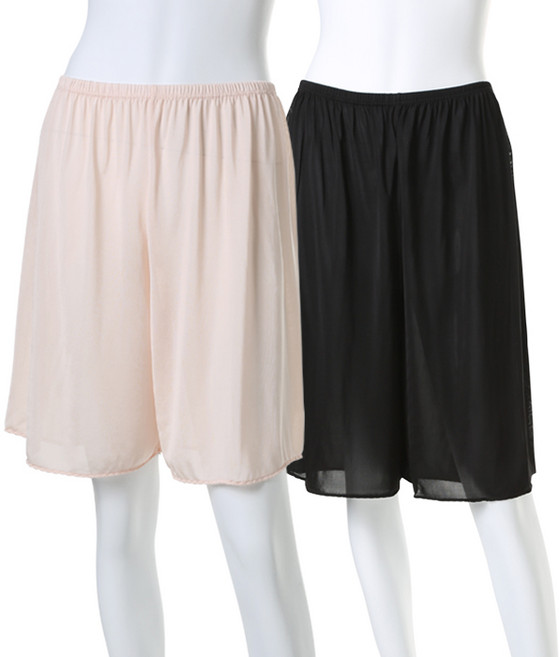 캐리루시 인견 훌라 속바지 2종 세트