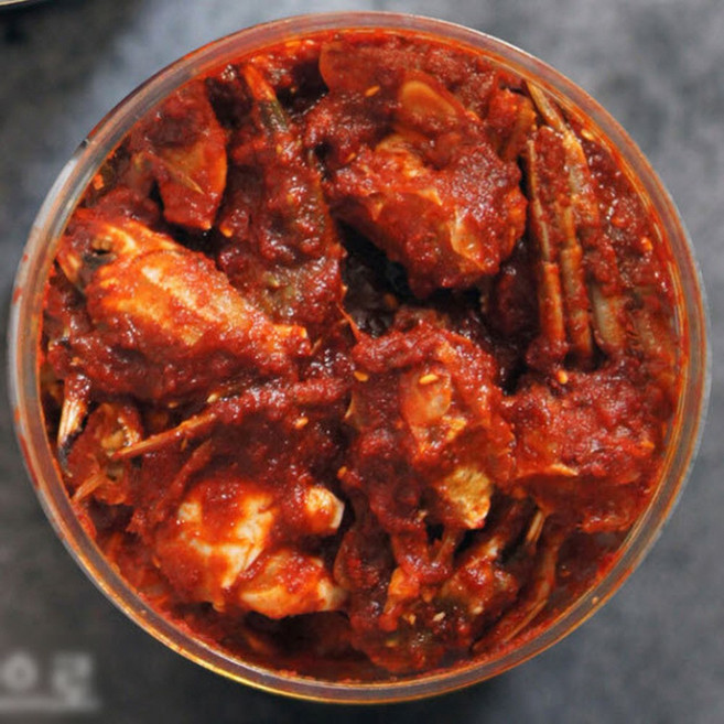 1kg 여수 양념게장 돌게장 매실 마늘 생강 한약재 천연조리료 HACCP인증 여수돌산공장, 1개