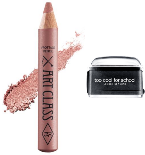too cool for school Frottage Pencil 立體輪廓眼影筆, 原廠黑削筆器+10 Classy Fig, 1個