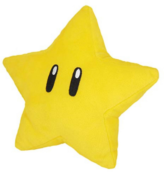 닌텐도 공식 슈퍼 마리오 ALL STAR COLLECTION 봉제 인형 모음, 슈퍼스타 (S), cm, 1개