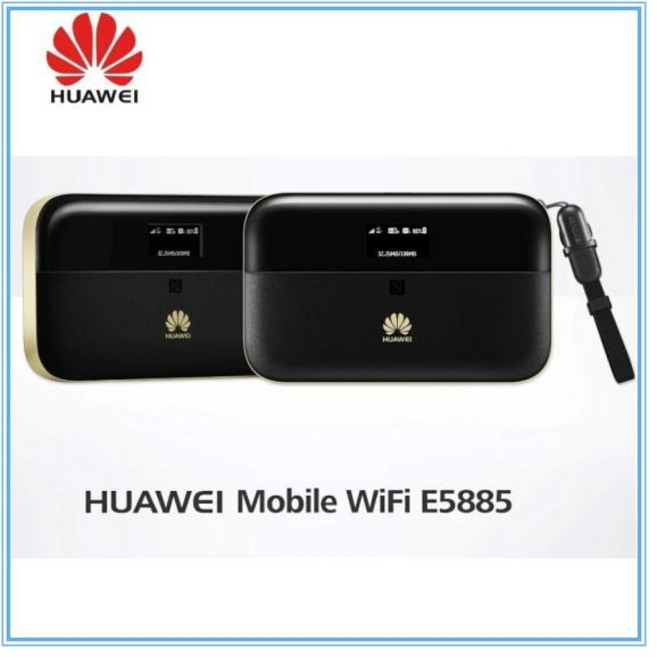 화웨이 E5885 모바일 와이파이 프로 2 E5885ls93a Cat6 300 Mbps 휴대용 4G LTE 라우터 핫스팟 RJ45 완 포트 포함 신제품, 1개
