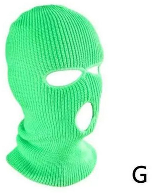 강도 복면 두건 비니 방한 파티 할로윈 남녀공용 모자 얼굴 힙합, C. 형광녹색높은 탄환 커버