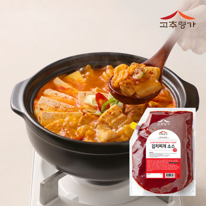 고추명가 김치찌개소스 2kg, 1개