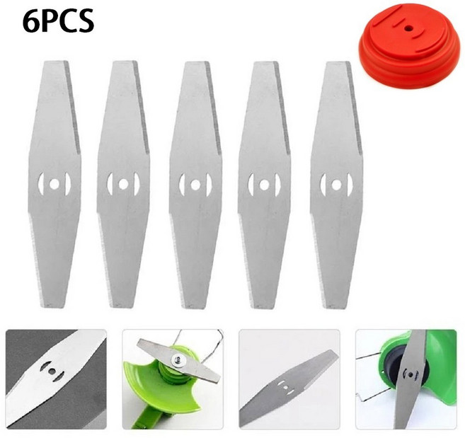 예초기 부품 정원 3 깎는 150mm 브러시 전동 슬롯 공구용 블레이드 트리머 합금강 교체 5개 홀 헤드 잔디 커터 기계, 미국
