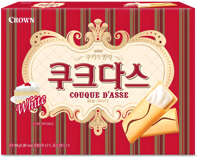 쿠크다스 화이트, 289g, 1개