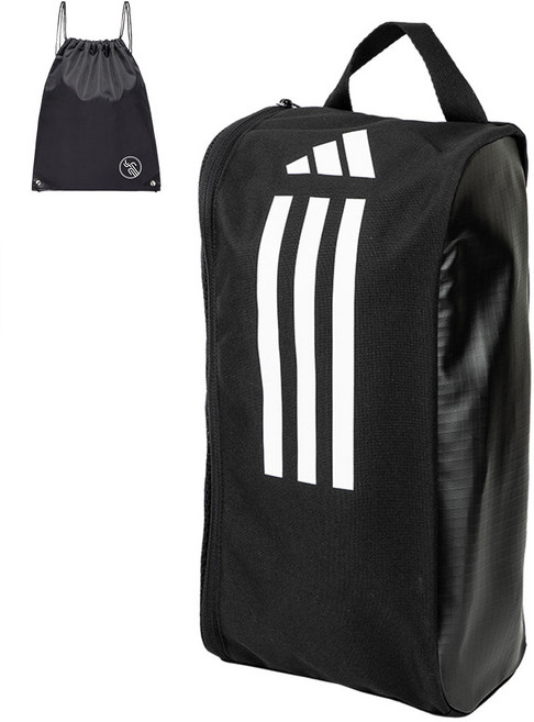 아디다스 데일리 TR 운동화 슬리퍼 축구 풋살 운동 신발가방 학생 실내화가방 (PGN짐쌕가방 지급), 1개, 블랙(bwc)