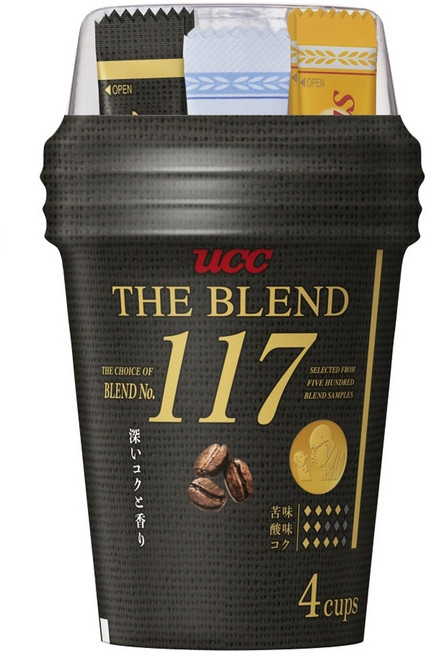 ucc THE BLEND-關閉 117 濃鬱香醇風味, 9g, 1個, 4入