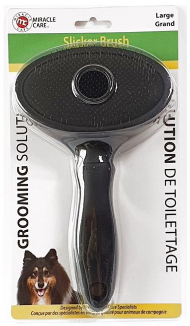 미라클브러쉬라지LARGE 엉킨털풀기전용슬리커애견전용 Miracle Care Brush, 1개