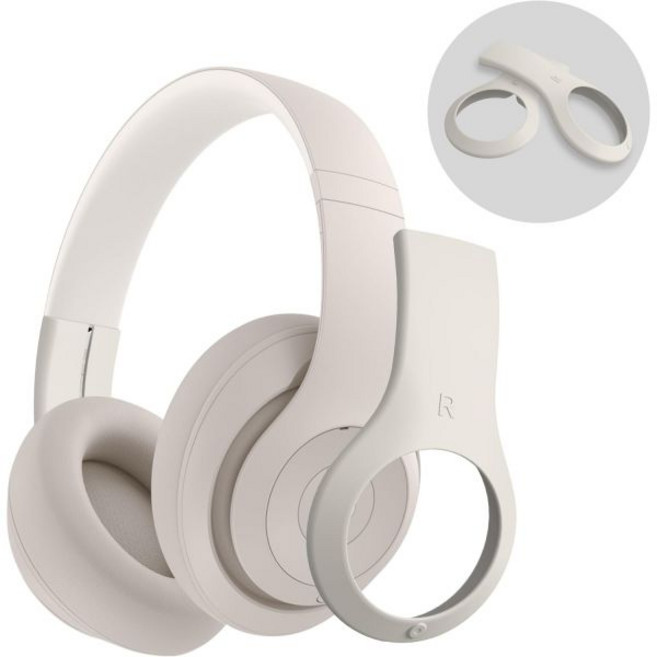 Beats Studio Pro 액세서리 텔레스코픽 빔 커버와 호환되는 실리콘 케이스 내구성 있는 외부 이어폰 패널 액세서리 커버 헤드폰(네이비), Apricot