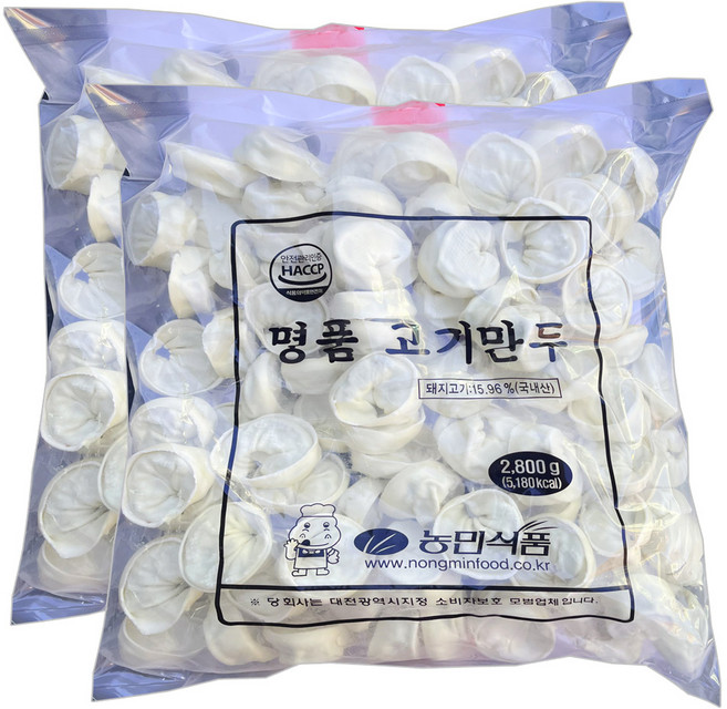 팔도맛쟁이 농민식품 업소용 고기만두, 2개, 2.8kg