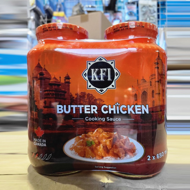 코스트코 KFI 버터 치킨커리 소스 650ML X 2개 치킨카레 인도 커리 혼밥 3분카레