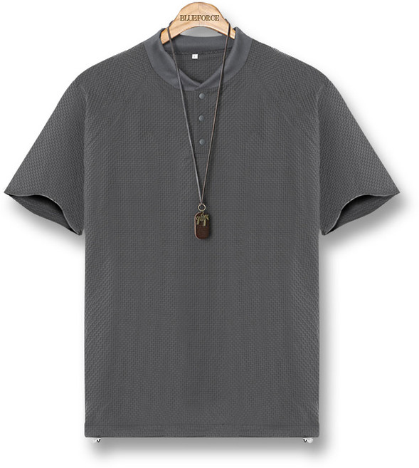 블루포스 데리넛 윈드 반팔 맨투맨 오버핏 시어서커 남자 티셔츠 남성 빅사이즈 반팔티 단체티 여름 커플티 츄리닝