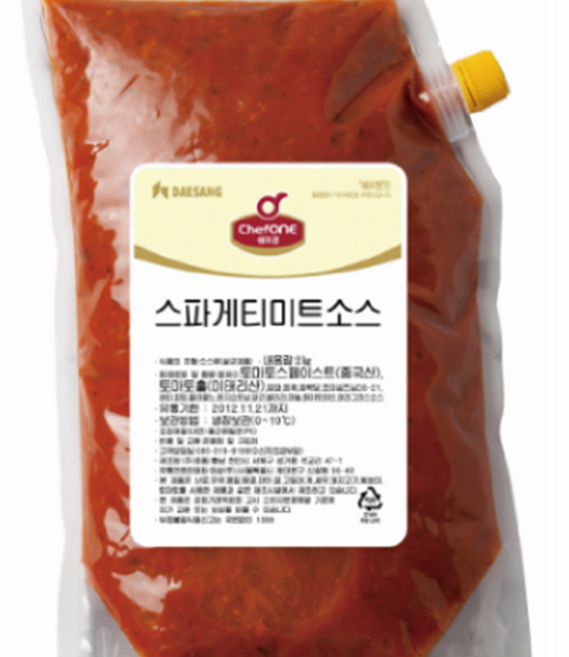 쉐프원 스파게티 미트소스 2kg, 1개
