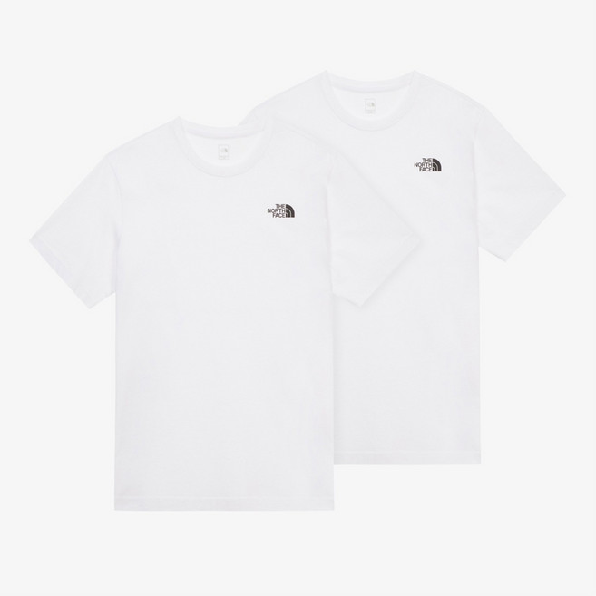 (노스페이스 공식) 남성 더블업 EX 반팔 티셔츠 NT7UR37C_WHT