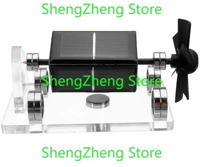 교육 STARK-3 태양 수평 4 면 자기 부상 멘 도시 노 모터 스털링 엔진 교육 모델